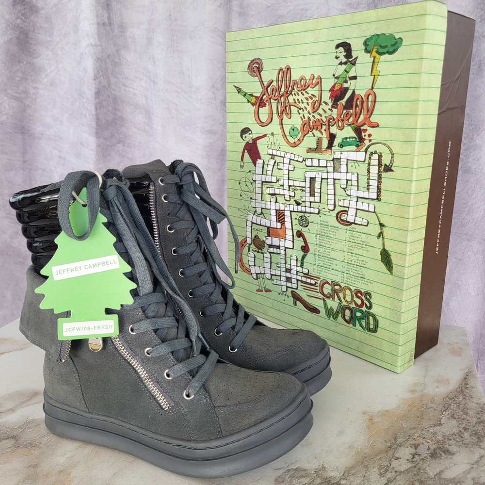 Jeffrey Campbell Kirk High Top Suede Women's Size 7